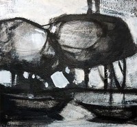 Salman Farooqi, 8 x 8 Inch, Acrylic on Canvas, Landscape Painting, AC-SF-680 Salman Farooqi, 8 x 8 Inch, Acrylic on Canvas, Landscape Painting, AC-SF-680